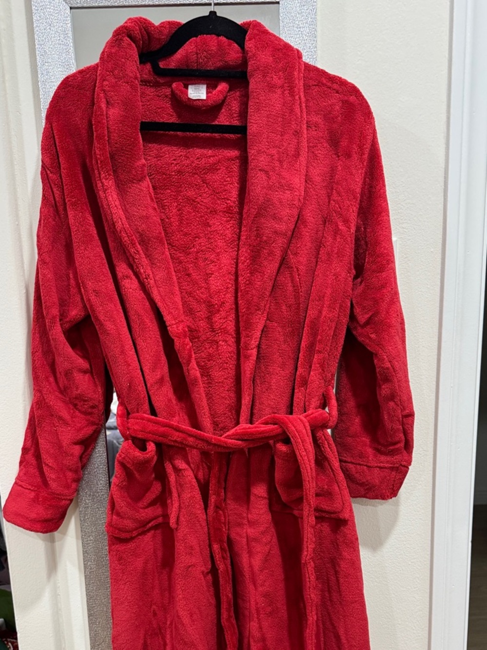 Luxury Spa Robe - Deep Red - Picture 2 of 8